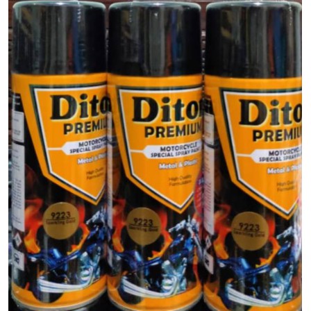 Cat motor diton premium 9223 sparkling gold emas metalik