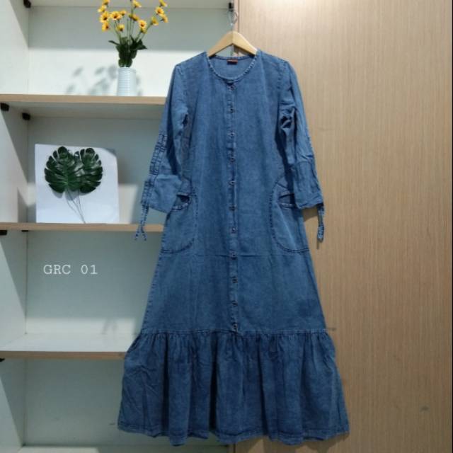 Gamis jeans gamis jins gamis denim
