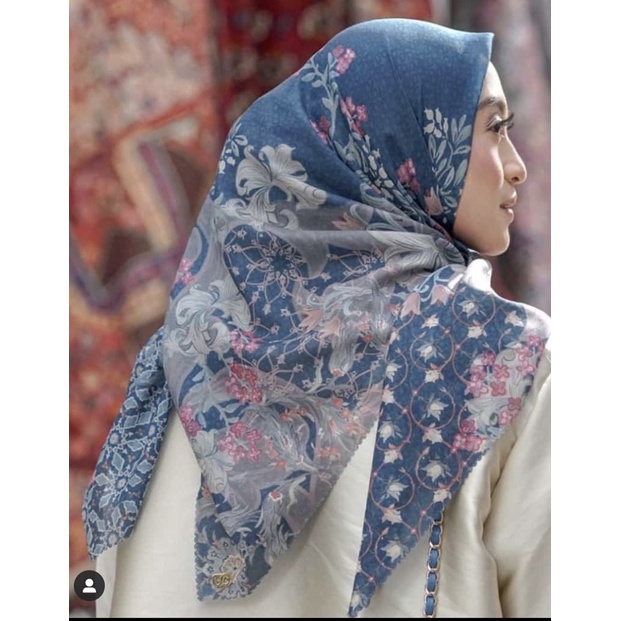 TOPKAPI SERIES BUTTONSCARVES ROYALE BLUE