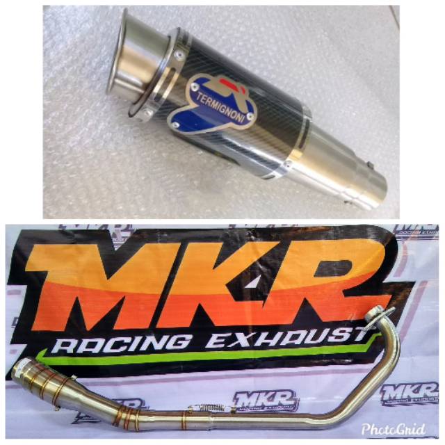 Jual Knalpot Racing Termignoni Carbon Fullsystem For Motor Cc All