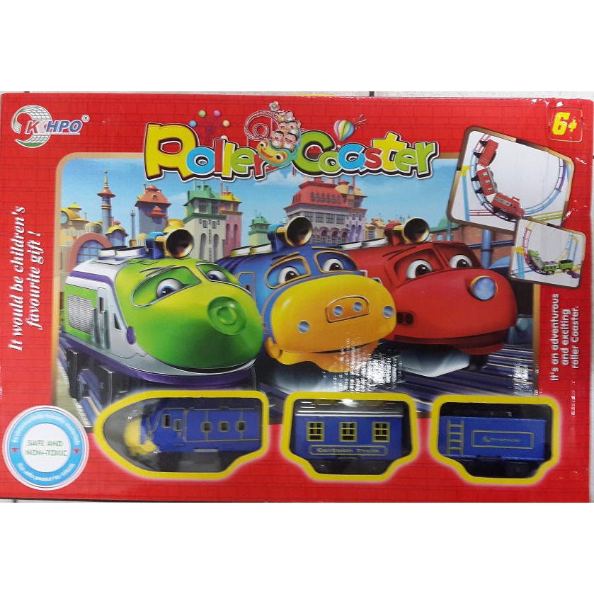 KERETA CHUGGINGTON TRACK ROLLER COASTER MAINAN  ANAK  LAKI  