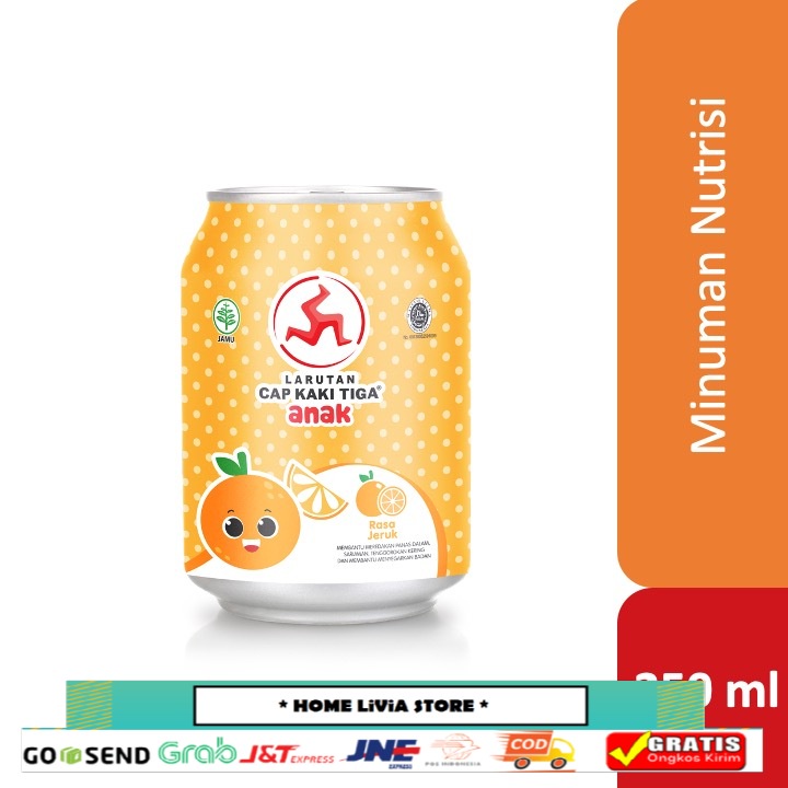 

Cap Kaki Tiga Anak Orange Kaleng 250 mL