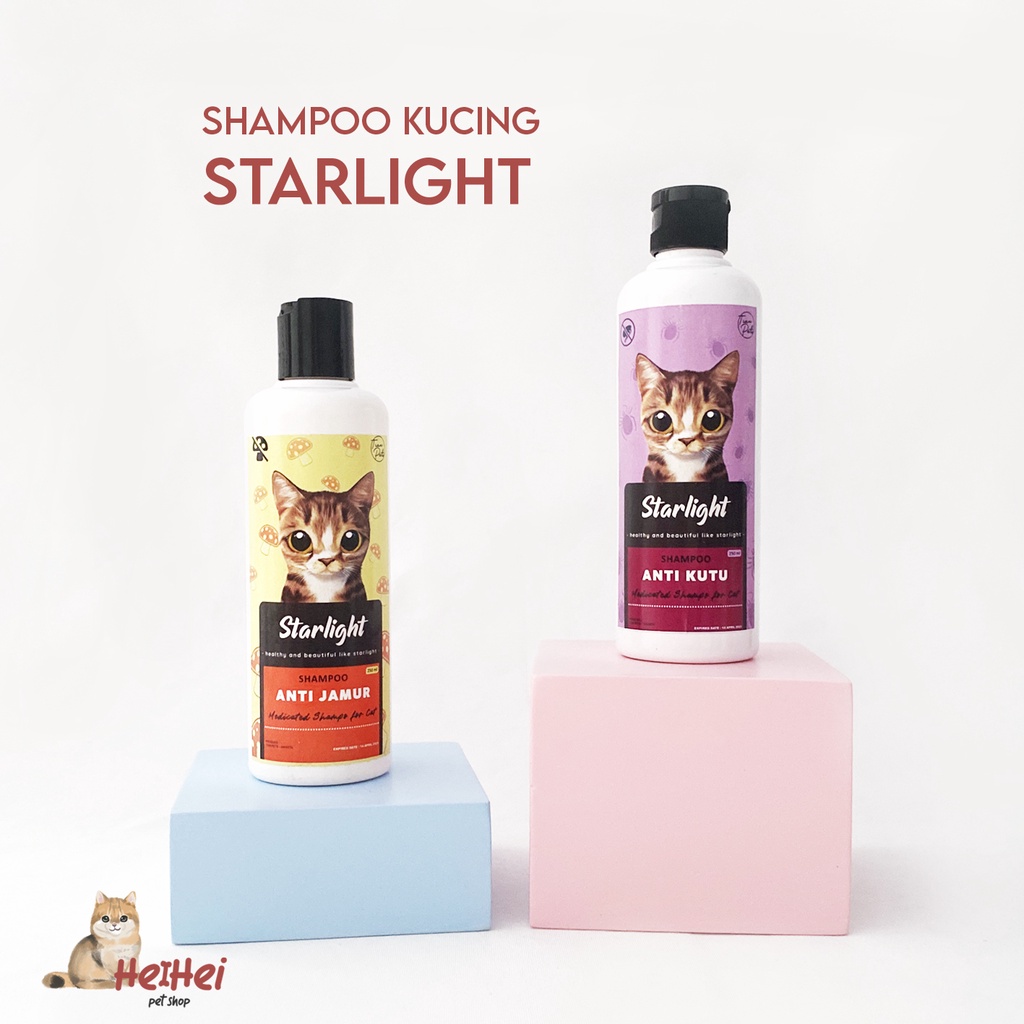 Shampo Starlight Cat Adult 250 ml - Sampo Anti Jamur dan Anti Kutu Kucing