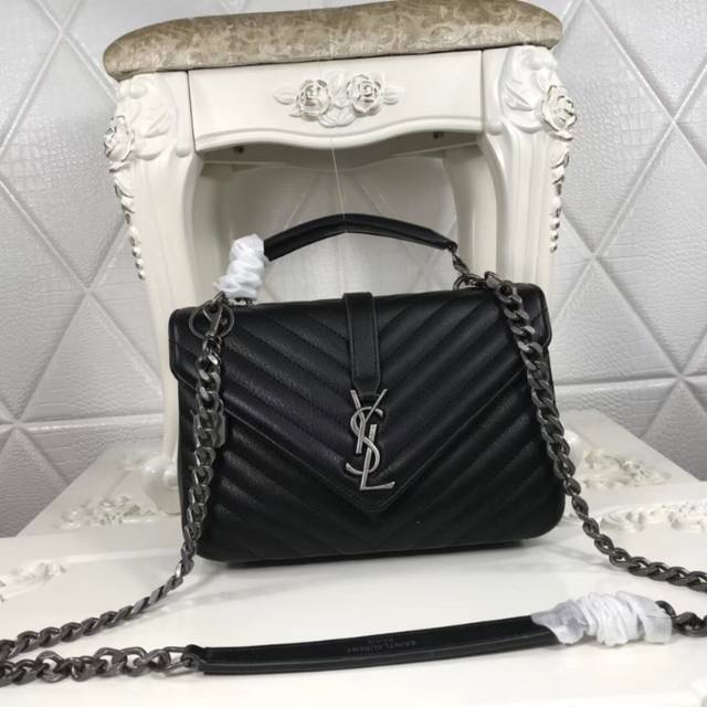 YSL LOULOU ENVELOPE TOP HANDLE BAG 8808-2 / TAS WANITA / MIRROR QUALITY