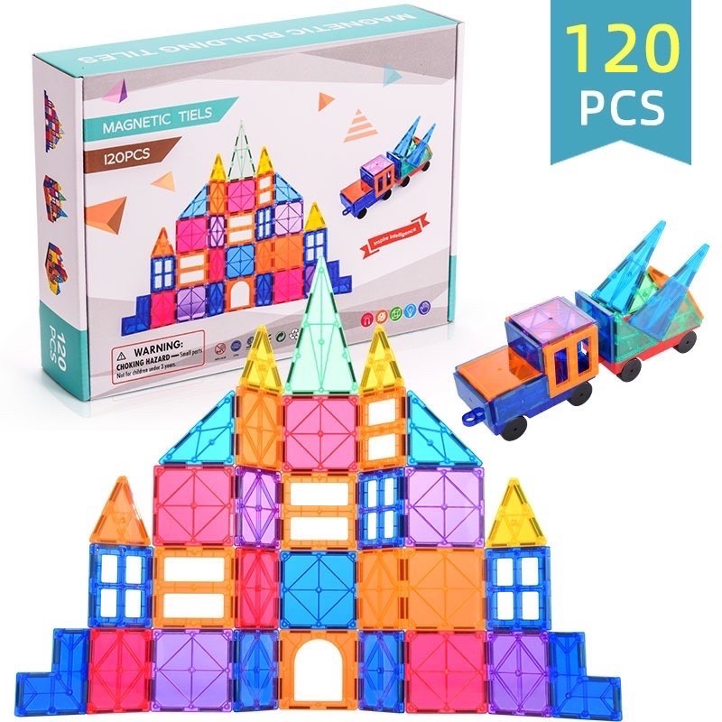 magnetic tiles 120pcs