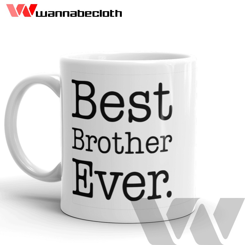 Gelas Mug Kado Hadiah Gift Souvenir Mug Custom Mug Unik Mug Best Brother Ever