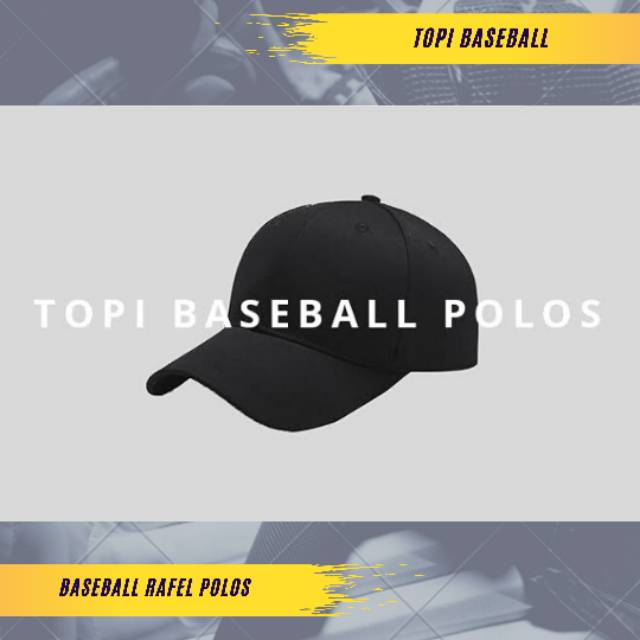 Topi Baseball Polos Cakop Unisex Bahan Rafel Denim Distro - Topi Distro Pria