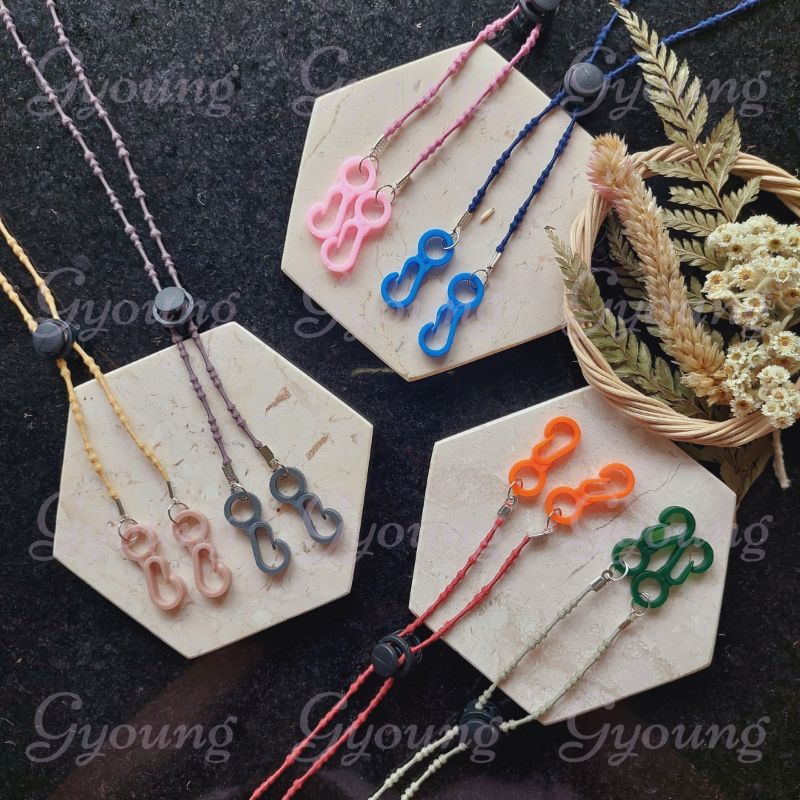 konektor masker strap / konektor masker 2 in 1 / konektor masker hijab