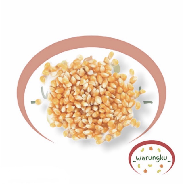 Jagung Popcorn 250gr Jagong Mentah Kualitas Super