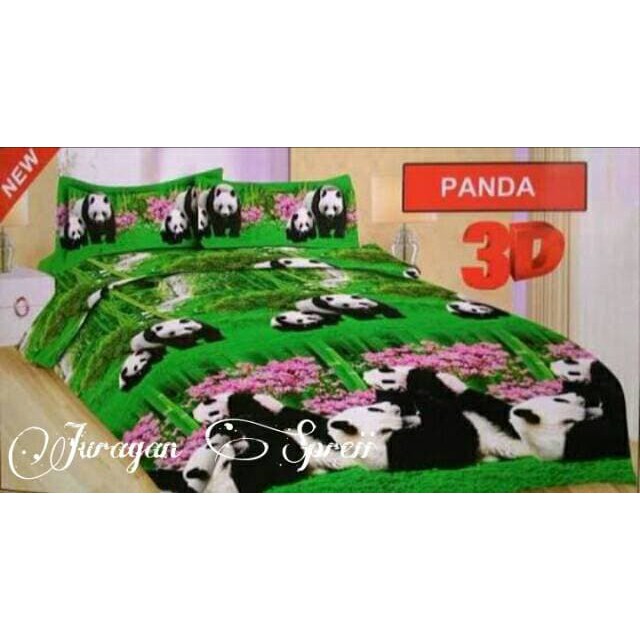 Jual Sprei BONITA 180x200 Motif Panda Berkualitas