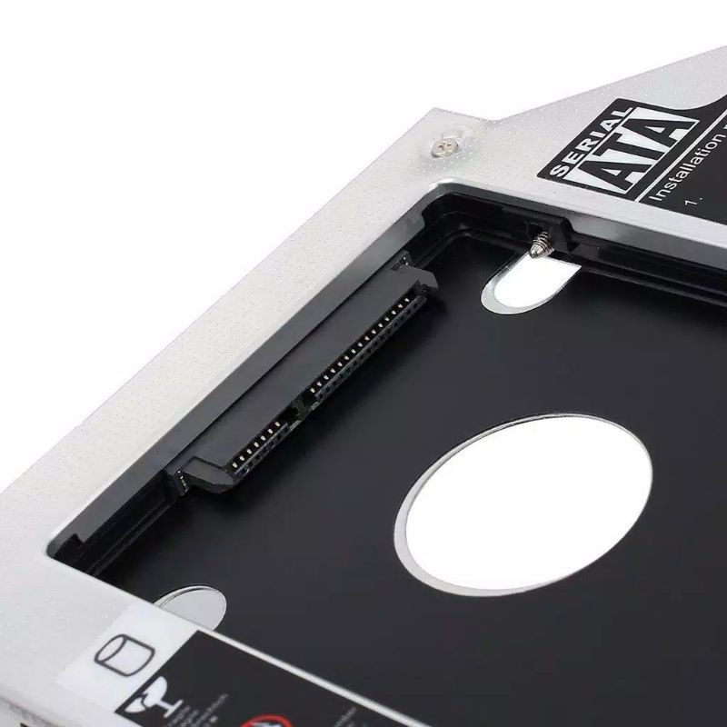 HDD Caddy Slim 9,5mm SATA DVD slot Harddisk