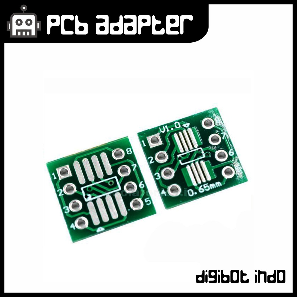 ‌PCB Adapter SOP8/SSOP8 to DIP8