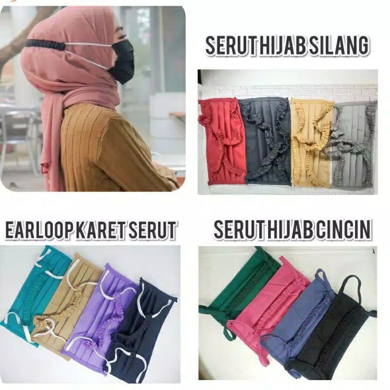 Masker kain/Masker karet/Masker tali