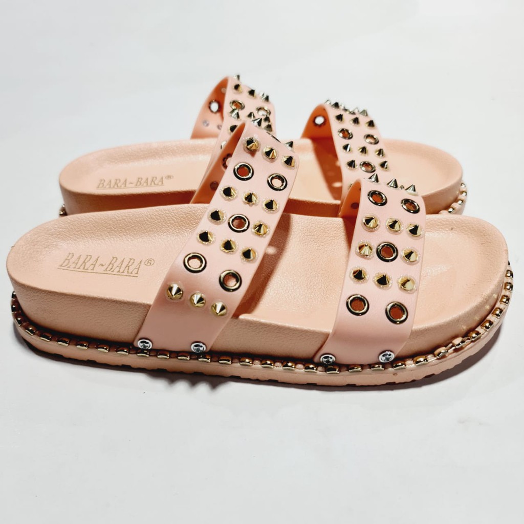 jelly sandal wanita karet barabara sendal murah import bara bara cewek BBJ1823B2PMA