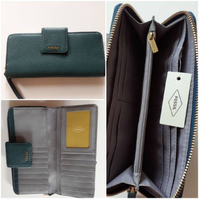 Dompet fossil Madison zip clutch / wallet