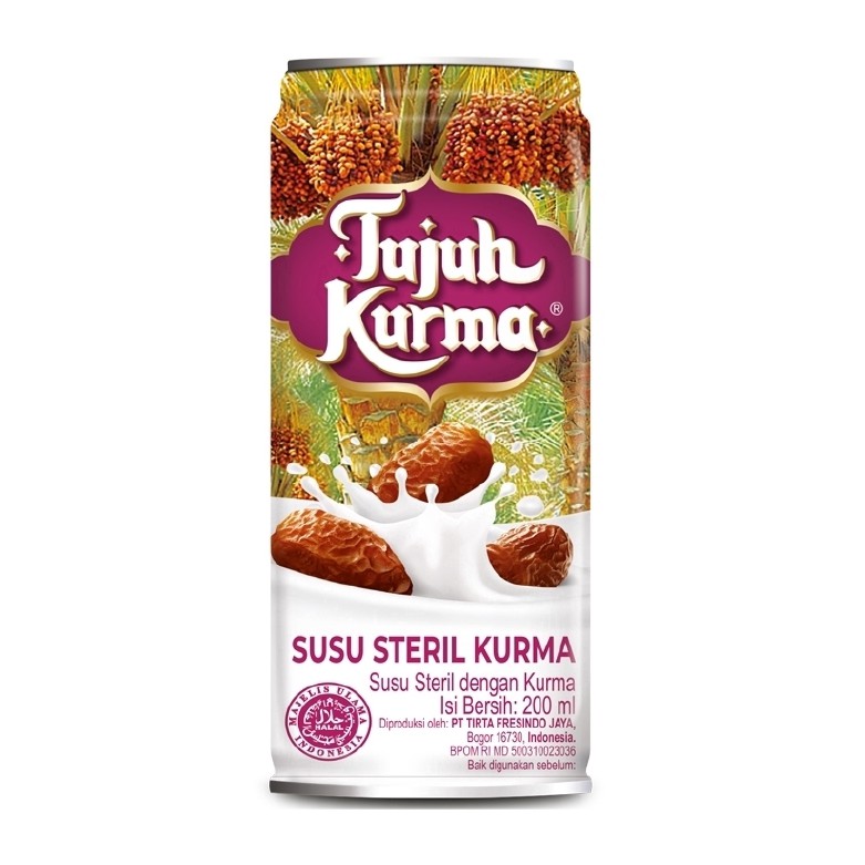 

Susu Steril Tujuh Kurma Kaleng 200ml Satuan