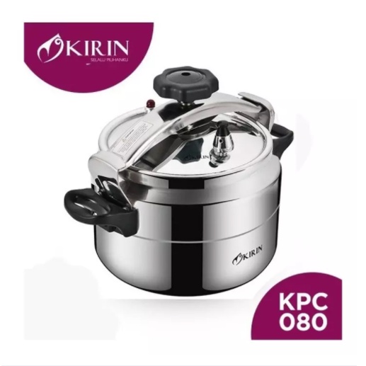 KIRIN Panci Presto Induksi Aluminium 8 Liter KPC-080