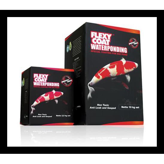 DISKON Flexy Coat Flexycoat Waterponding 2.5 kg Cat Pelapis Kolam Koi - Biru