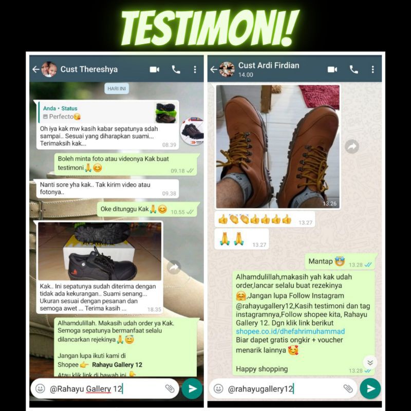 Cladico Lion Pendek Sepatu Safety Untuk Proyek Hiking Pria Original