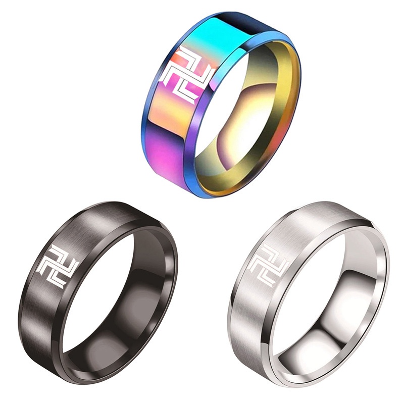 Anime Tokyo Revengers Ring Hanemiya Kazutora Manjirou Sano Stainless Steel Ring Couple Rings Jewellery Accessories