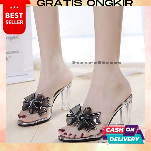 Hill Casual Sepatu Hak Tinggi Heels Viral Sendal Wanita Kondangan Heels Wanita Terbaru Haghils Kekin