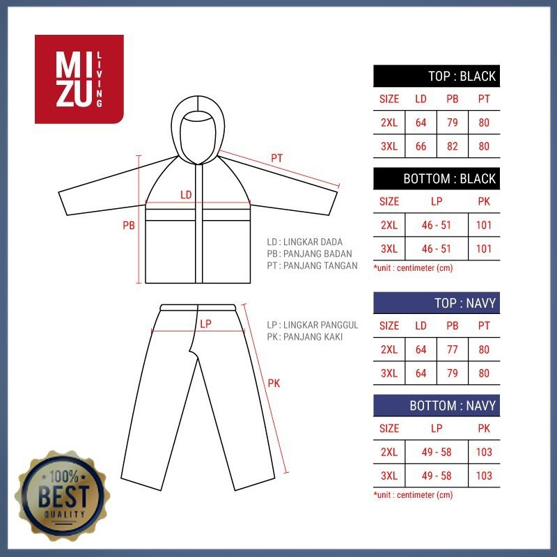 CAKEP ATLANTIS LASIKA RAINWEAR Single Rain Suits Jas Hujan Celana Stelan Dewasa Anti Basah