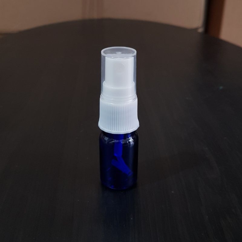 botol spray 5ml kaca biru / botol kaca 5ml tutup spray