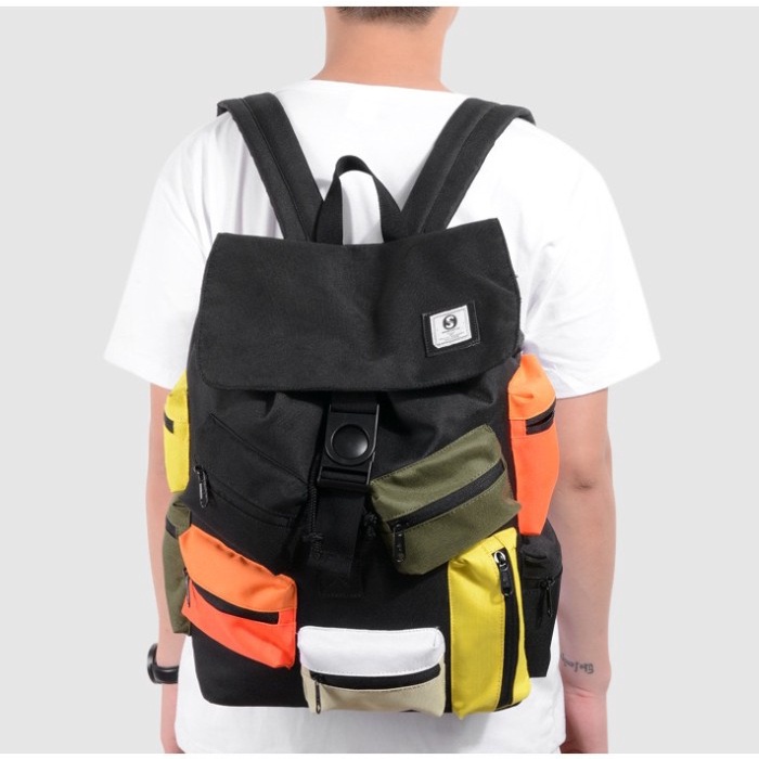 Ransel Cowok Tas Punggung Laki Laki Ransel Laptop Import Waterproof Cowok S7S3 Kasual Premium Tas Se