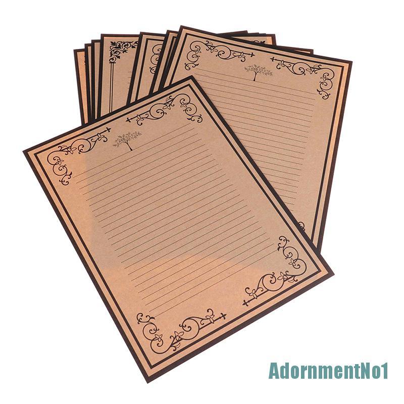 (AdornmentNo1) 8pcs / Kantong Kertas Surat Cinta Gaya Vintage Klasik