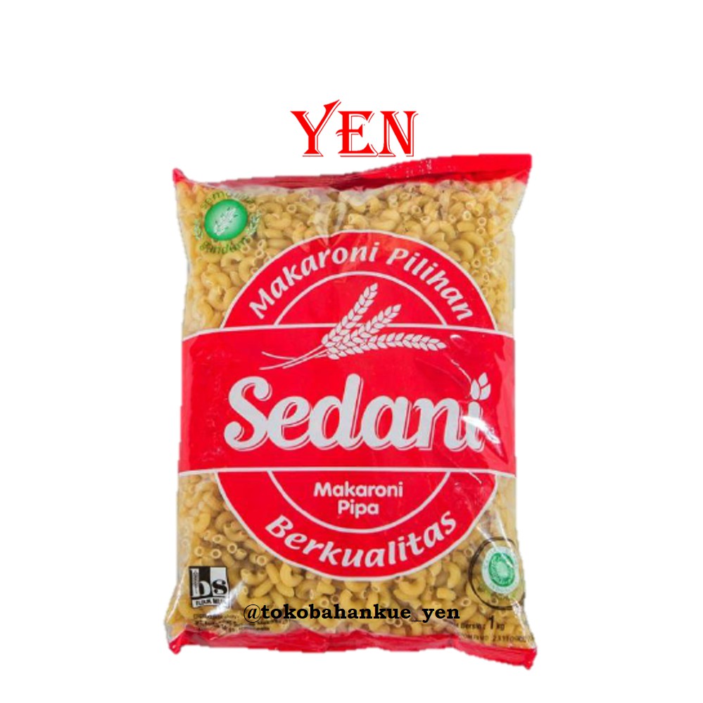 

Sedani Makaroni Pipa Berkualitas / Makaroni Serbaguna / Makaroni Pasta 1kg