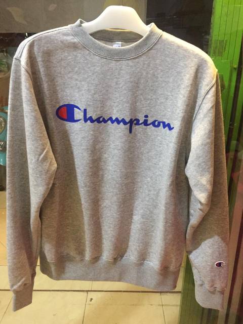 crewneck champion script original 100%.hoodie champion original,crewneck champion original produk