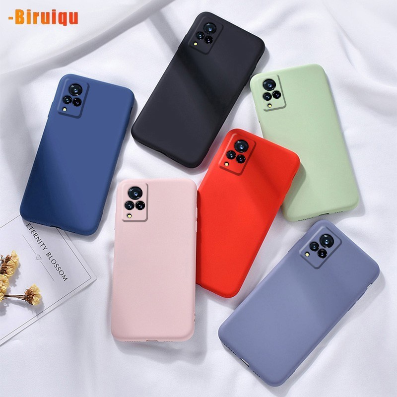 VIVO V27 V27e V25 PRO V23 V23e V21 4G 5G V20 SE SOFT CASE MICROFIBER SUEDE SILICONE BACK COVER