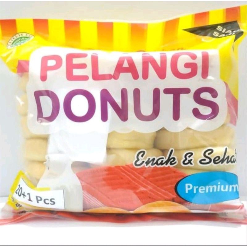 

donat kentnag pelangi isi 10