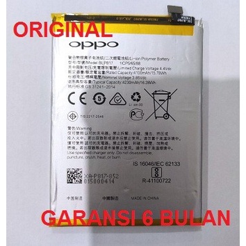 Battery Baterai Batere Oppo A15 A15s BLP817 Original