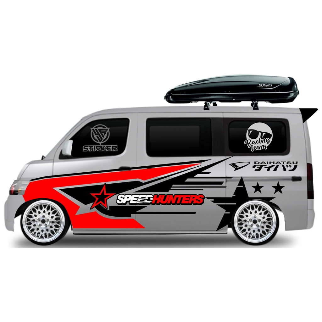 CUTTING STICKER MOBIL GRAND MAX BLINDVAN GRAND MINIBUS SERANA LUXSIO