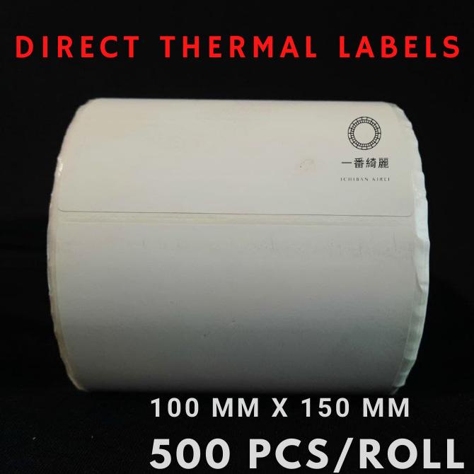 

Kertas Sticker Thermal Label Barcode 100x150 mm / 10x15 cm isi 500 pcs