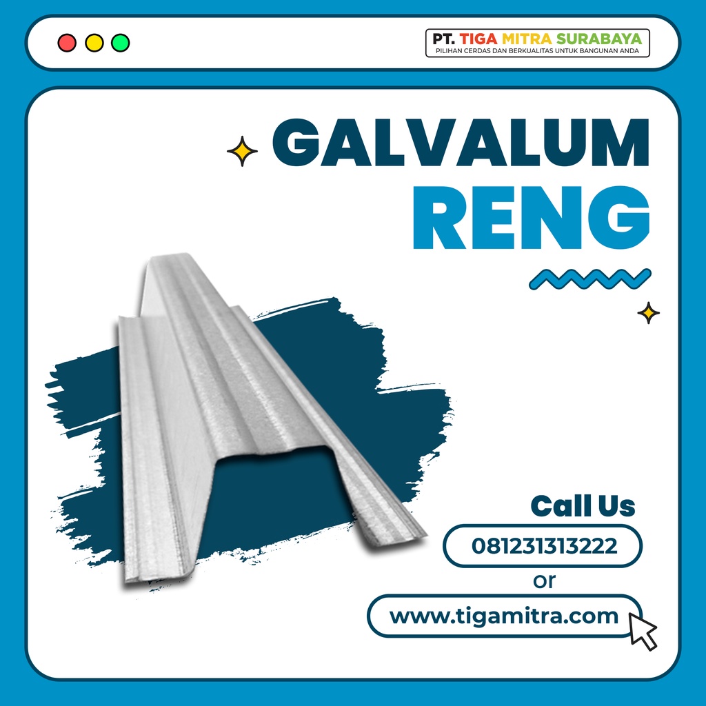 Jual Reng baja ringan / galvalum Kencana