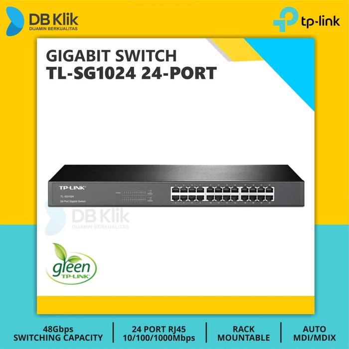 Jual Switch TP Link TL-SG1024 24 Port Gigabit - TPLink TL SG1024 ...