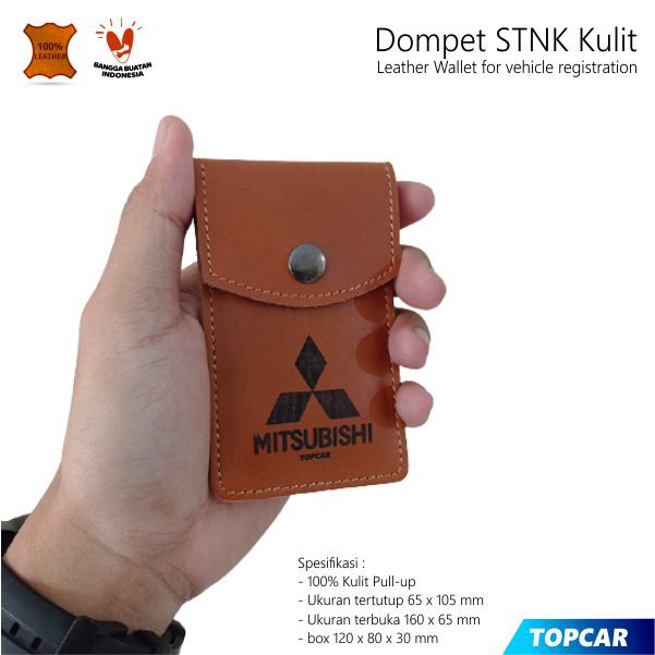 Dompet STNK Kulit Mobil Mitsubishi Xpander Pajero Outlander L300