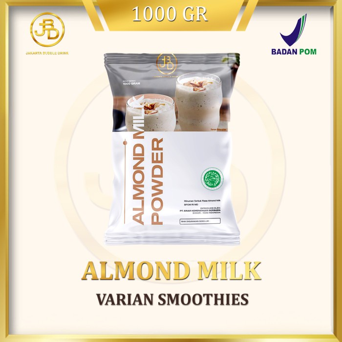 

DISKON - (BISA COD) Bubuk Minuman Premium Almond Milk 1Kg || Jakarta Bubble Drink