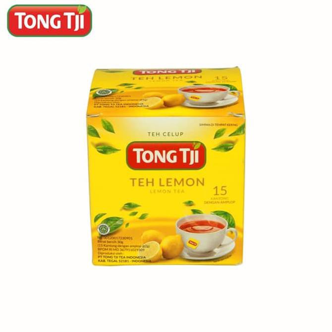 

Tong Tji , Lemon Tea ( Tea Bag/ Teh Celup ) TERJAMIN