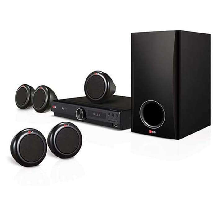 Lg Dvd Home Theater 5 1   Dh 3140 S   Hitam