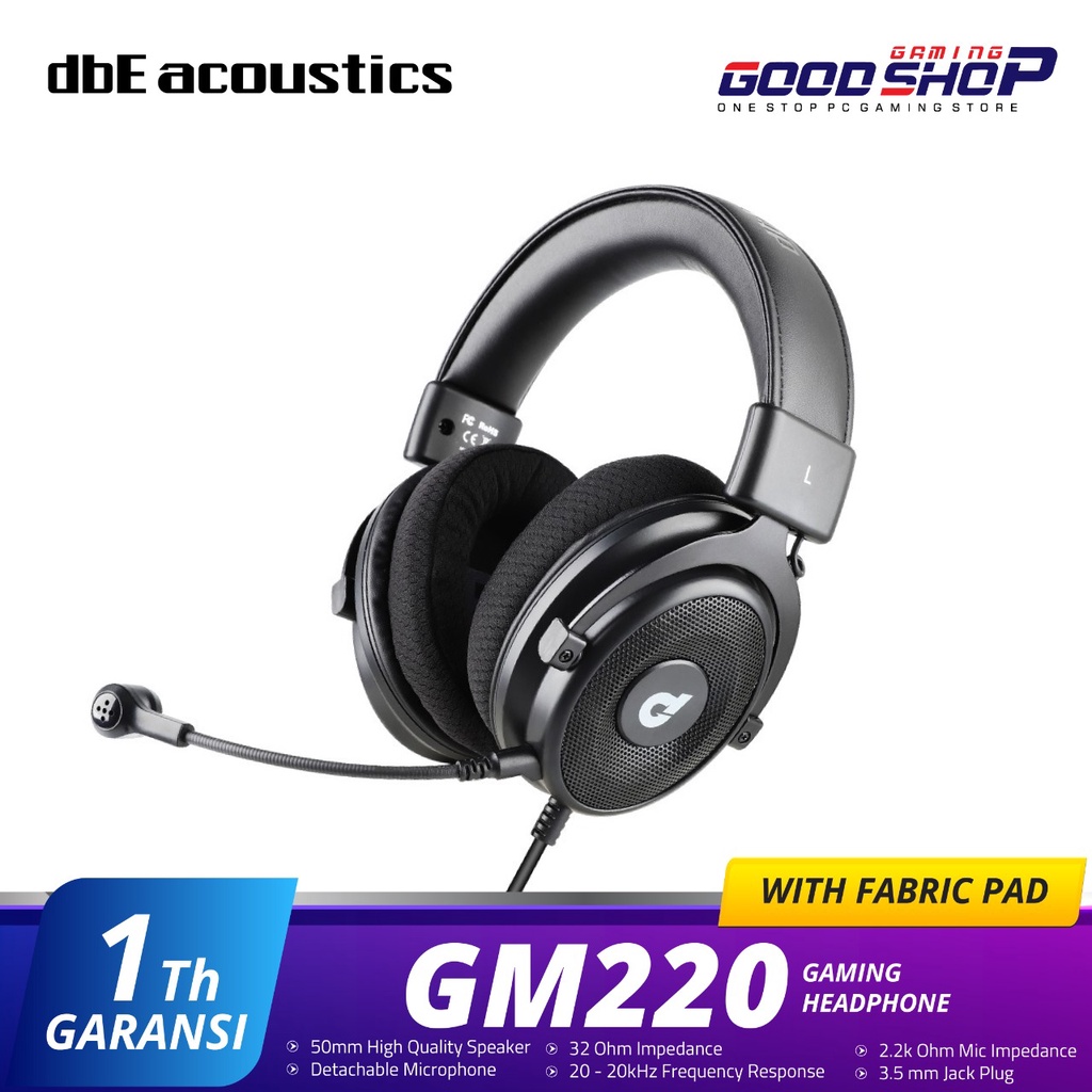 dbE GM220 3.5mm Multiplatform wtih Fabric Pad - Gaming Headphone