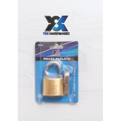 Top security Brass Padlock Short / Gembok Kuningan Leher Pendek / short YSK