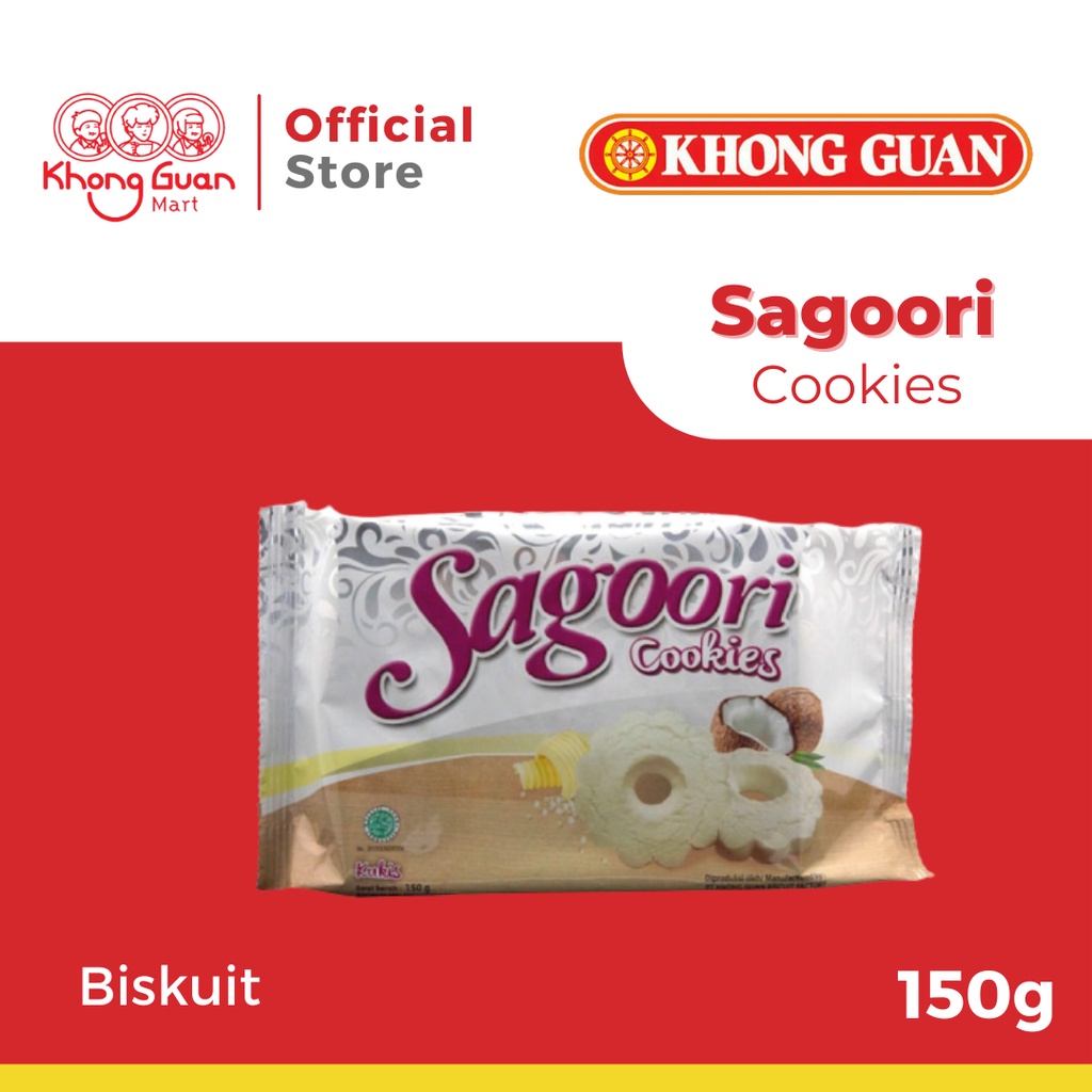 

KHONG GUAN Sagoori Cookies Pack 150 Gram