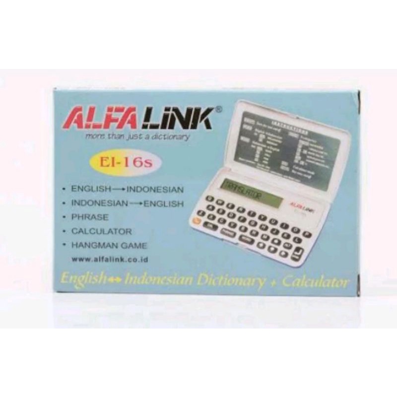 Alfalink 16S Kalkulator Calculator Kamus Bahasa English Inggris Ingris Indonesia Kualitas Terbaik