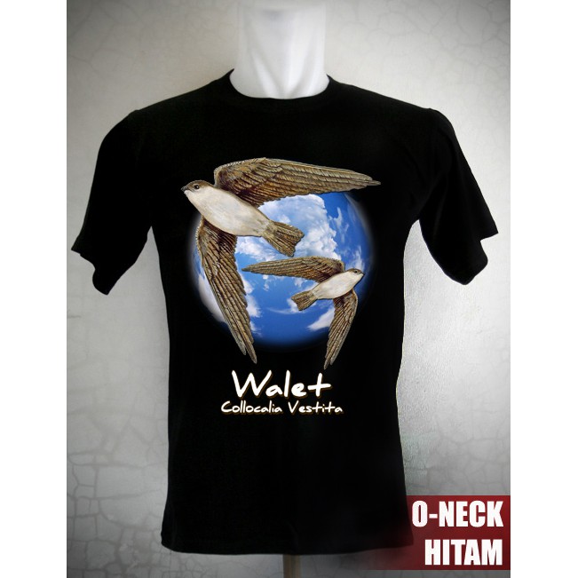 Kaos Burung Walet Terbang Duo Shopee Indonesia