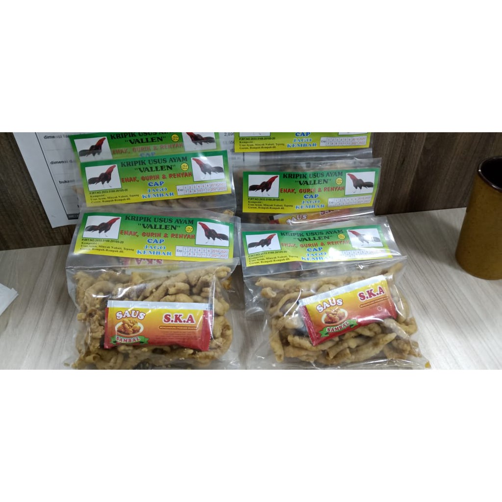 

(ORDER KAK SEREN) KERIPIK USUS JAGO VALLEN