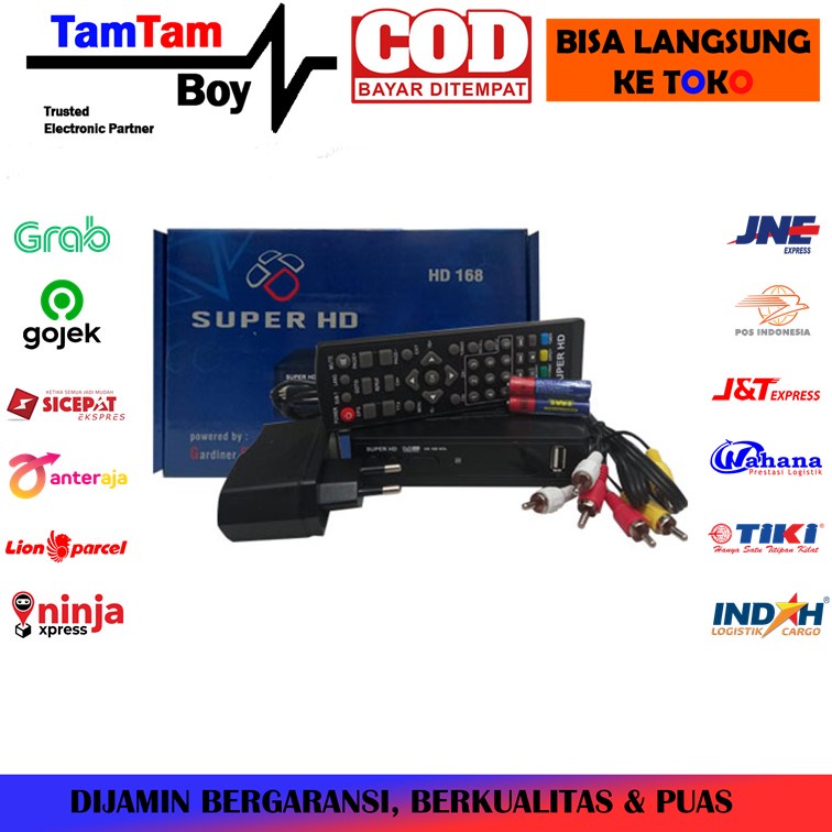 Set Top Box TV Digital STB Gardiner Super HD 168 DVB-T2 DVBT2 UHF Free