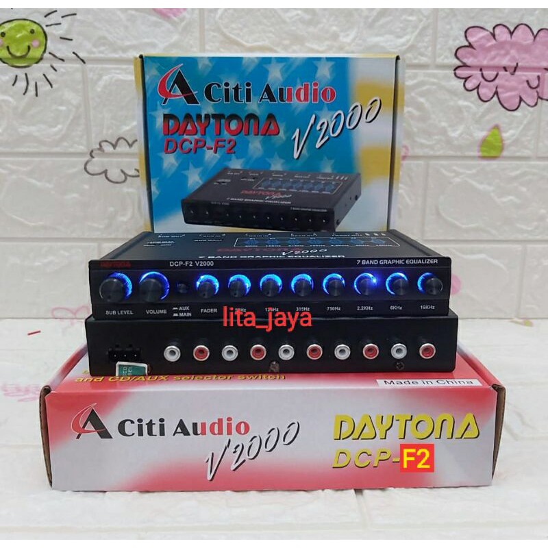 Preamp equalizer mobil Daytona F2000